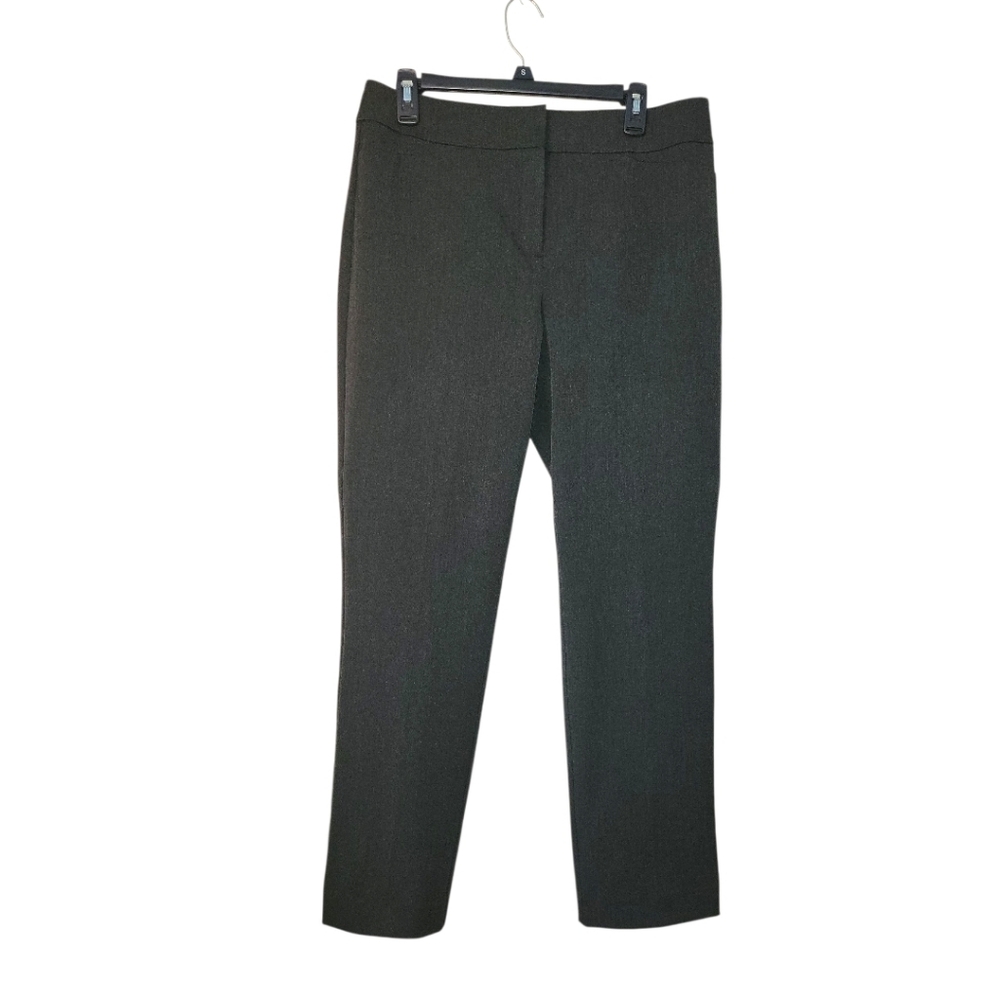 Ann Taylor The Straight Mid Rise Dress Pants, Dark Grey, 10, NWT